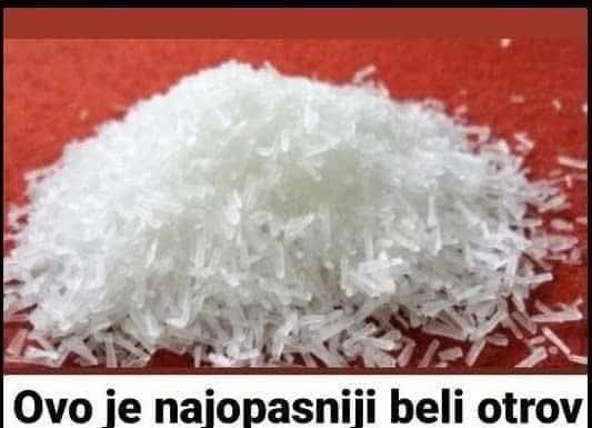 Ovo je najopasniji bijeli otrov koji jedemo svaki dan, a nije šećer ili so