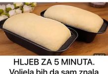 HLJEB ZA 5 MINUTA. Voljela bih da sam znala ovaj recept prije 20 godina! 3 vrhunska recepta