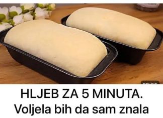 HLJEB ZA 5 MINUTA. Voljela bih da sam znala ovaj recept prije 20 godina! 3 vrhunska recepta