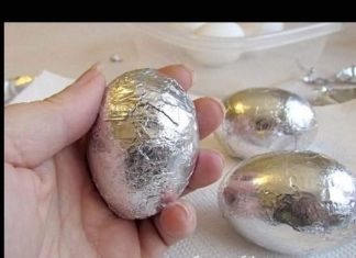 Ako tražite neke nove ideje o tome kako farbati jaja, onda će vam trebati aluminijska folija i standardna boja za jaja.