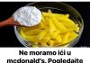 Ne moramo ići u mcdonald’s. Pogledajte kako kod kuće pripremiti ukusan pomfrit!