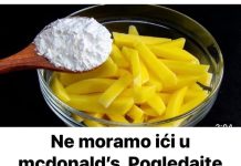 Ne moramo ići u mcdonald’s. Pogledajte kako kod kuće pripremiti ukusan pomfrit!