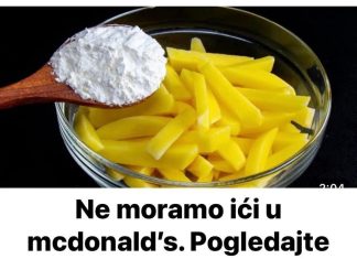 Ne moramo ići u mcdonald’s. Pogledajte kako kod kuće pripremiti ukusan pomfrit!
