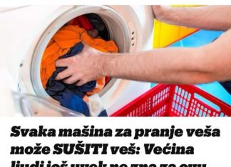 Svaka mašina za pranje veša može sušiti veš: funkcija za koju većina ljudi još uvek ne zna