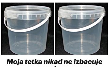 Moja Tetka Nikad Ne Izbacuje 0ve PLASTIČNE KANTE: