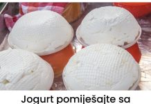 Pripremite smjesu od jogurta i soli, pa je stavite u hladnjak.