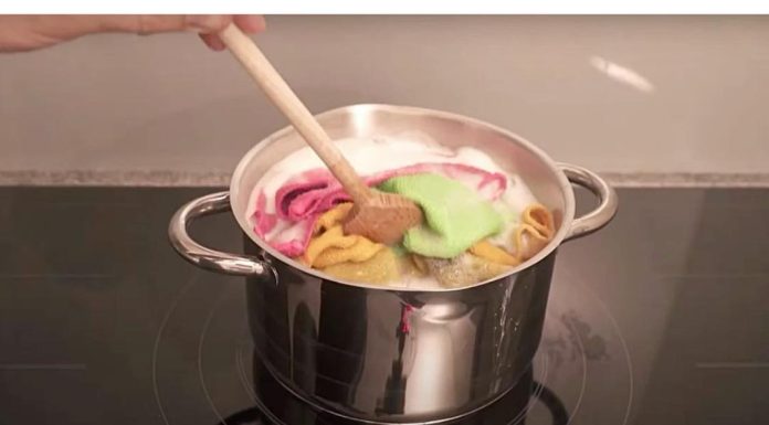 Jednostavnim bacanjem zaprljanih kuhinjskih krpa u lonac i dodavanjem jednog sastojka, čak i najtvrdokornije mrlje nestaju trenutno.