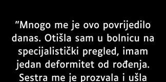“Mnogo Me Je 0vo Povrijedilo Danas…”
