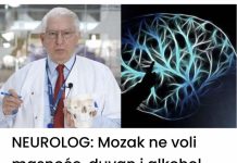 Kao neurolog, važno je napomenuti da mozak ima averziju prema masti, duhanu i alkoholu.