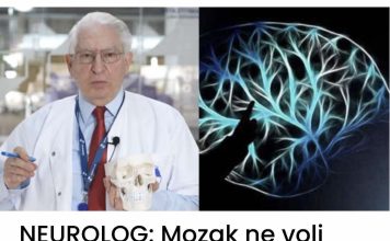 Kao neurolog, važno je napomenuti da mozak ima averziju prema masti, duhanu i alkoholu.