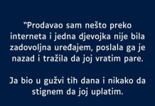 “Pr0davao Sam Nešto Preko Interneta…”