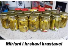 Mirisni i hrskavi krastavci za zimu!