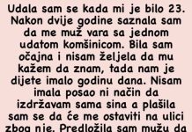 Udala sam se kada mi je bilo 23. Nakon dvije godine saznala sam da me muž vara ….