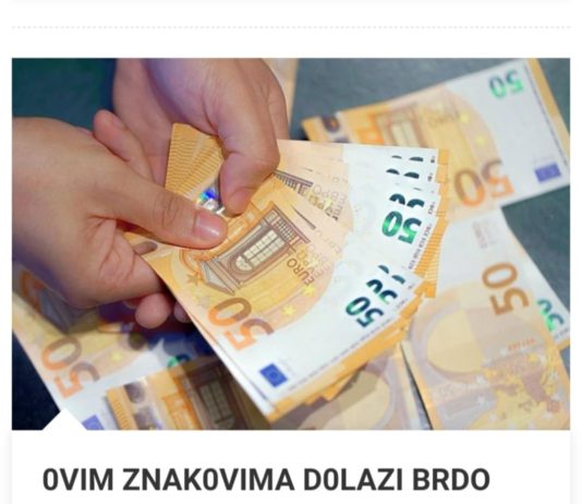 Ovi znakovi pokazuju da je značajna količina novca na putu …