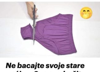 Ne bacajte svoje stare gaćice: Samo odrežite OVAJ dio i vidite šta možete napraviti od njih!
