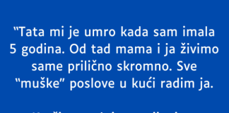 U dobi od pet godina tragično sam izgubila oca.