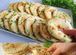 Pripremite za samo 5 minuta! Nema potrebe za kvascem ili valjanjem.