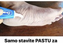 Jednostavnim nanošenjem paste za zube na stopala možete uštedjeti novac na tržišnim troškovima.