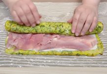 Rolada od tikvica koja osvaja srce, punjena ukusnom šunkom i sirom, ne prestaje osvajati! I hranjiv je i izvrstan.