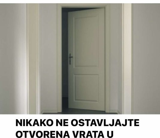 Nikada ne ostavljajte vrata spavaće sobe otvorena noću i to zbog jednog veoma ozbiljnog razloga