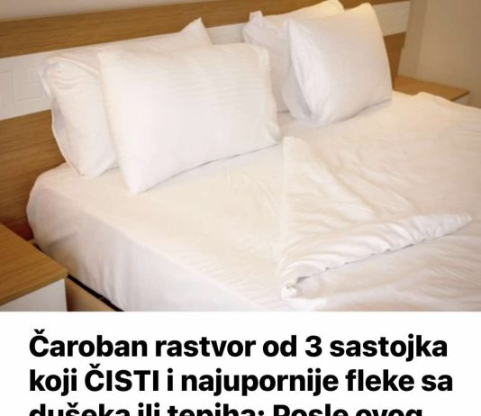 Otkrijte nevjerojatnu moć magične otopine od tri sastojka koja učinkovito uklanja i najtvrdokornije mrlje s madraca ili tepiha, ostavljajući ih kao nove.