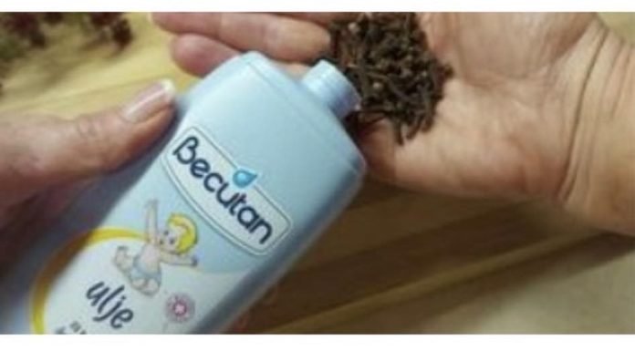 Pripremite se da vas u roku od samo minute iznenadi rezultat kada se klinčići dodaju ulju za bebe.