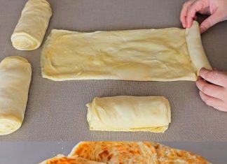 Pomiješajte brašno, vodu i sol, isprobajte ovaj recept. neverovatno ukusno i slojevito pecivo od putera…