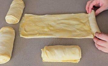 Pomiješajte brašno, vodu i sol, isprobajte ovaj recept. neverovatno ukusno i slojevito pecivo od putera…