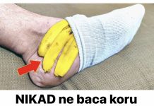 NIKAD ne baca koru od banane: On to može učiniti ako je stavite na nogu!