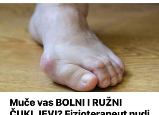Muče vas BOLNI I RUŽNI ČUKLJEVI? Fizioterapeut nudi RJEŠENJE – nije operacija i košta manje od 2 eura, a ujedno je i PREVENCIJA