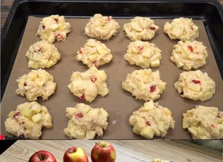 Ukusni, nježni i mekani kolačići od jabuka! Ovaj recept je brz i jednostavan za pravljenje