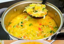 Moja baka je zdrava kao bik! Ova juha od povrća je kao lijek! Vrlo zdrav recept!