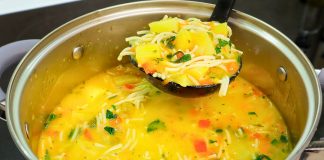 Moja baka je zdrava kao bik! Ova juha od povrća je kao lijek! Vrlo zdrav recept!