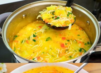 Moja baka je zdrava kao bik! Ova juha od povrća je kao lijek! Vrlo zdrav recept!