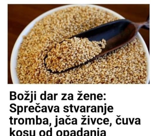 BOŽJI DAR ZA ŽENE: Sprečava stvaranje tromba, jača živce, čuva kosu od opadanja