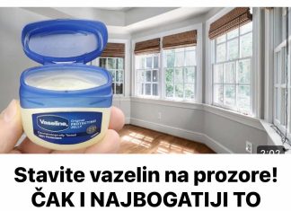 Nanesite vazelin na prozore! ČAK I NAJBOGATIJI TO RADE!