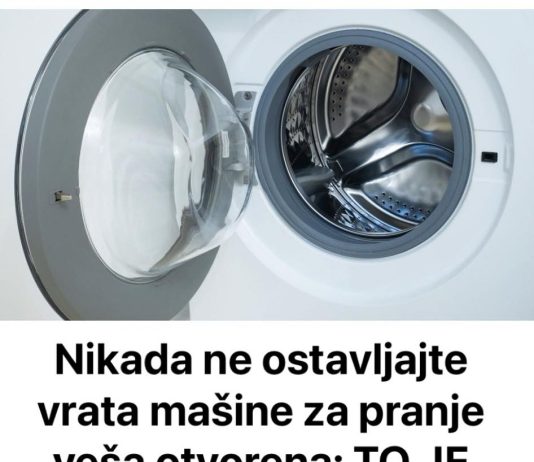 Nikada ne ostavljajte vrata mašine za pranje veša otvorena: TO JE VELIKA GREŠKA!