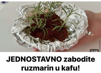 JEDNOSTAVNO zabodite ruzmarin u kafu! EFEKAT je zapanjujuć!
