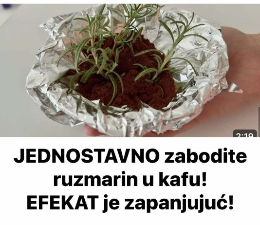 JEDNOSTAVNO zabodite ruzmarin u kafu! EFEKAT je zapanjujuć!