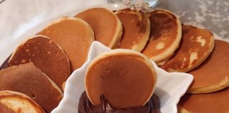 Američke palačinke punjene nutellom za pravi početak dana.