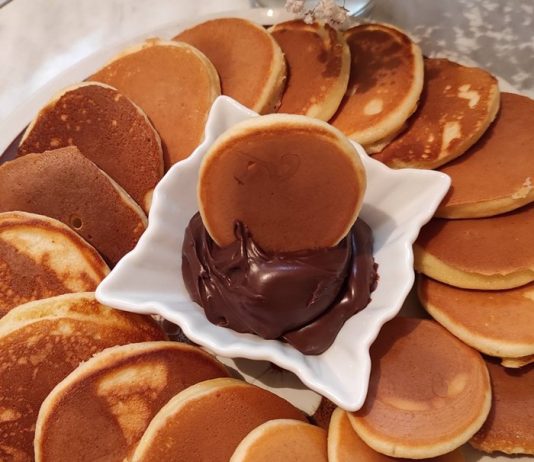 Američke palačinke punjene nutellom za pravi početak dana.