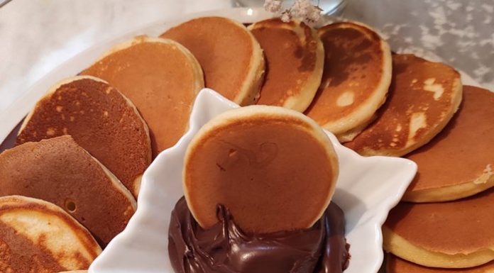 Američke palačinke punjene nutellom za pravi početak dana.