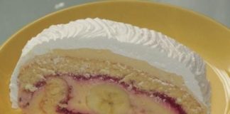 Rolat sa bananama – dekorativan i ukusan, pravi se brzo, a još brže smaže