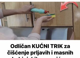 0dličan KUĆNI TRIK za čišćenje prljavih i masnih kuhinjskih 0rmarića u jednom potezu: Isprobano i odmah djeluje!