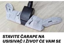 STAVITE ČARAPE NA USISIVAČ I ŽIVOT ĆE VAM SE DRASTIČNO PROMIJENITI- U ovom videu pokazaću vam nevjerovatnu ideju koju mi je predložila moja baka.