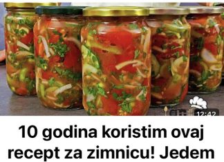 10 godina koristim ovaj recept za zimnicu! Jedem paradajz, papriku, kupus zimi isto kao i leti!