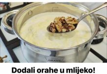 Dodali orahe u mlijeko! Malo ko zna ovu tajnu! Ne idem u kupovinu