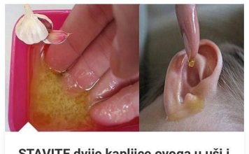 Liječenje upala uha maslinovim uljem.