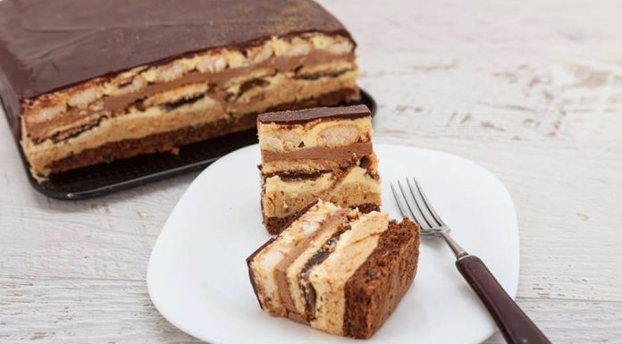 BINGO KOCKE – ukusan kolač sa jafom, keksom, piškotama i pudingom gotov za 20 minuta