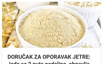 DORUČAK ZA OPORAVAK JETRE: Konzumirajte dva puta tjedno za pomlađivanje svake stanice u vašem tijelu! (RECEPT)